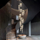 Axyaa Modern LED Pendant Chandelier for Indoor Dining and Living Room Lighting