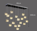 Axyaa Modern LED Pendant Chandeliers for Home Decor & Indoor Lighting