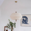 Axyaa Hemp Rope Rattan LED Pendant Light - Wood Chandelier for Home, Hotel & Bar