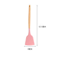Axyaa Silicone Cooking Spatula Turner with Wooden Handle - Home Kitchen Utensil