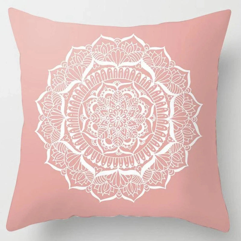Soft Peachskin Pillow Case in Modern Pink, Axyaa Branded Cushion Cover for Home Decor