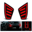 Axyaa Rear Bumper Reflector Lights Subaru Crosstrek 2023 2024 2025 LED Brake Dynamic Turn Signal
