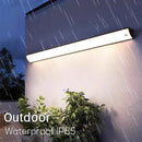 Axyaa Outdoor Motion Sensor LED Wall Sconce - Waterproof, Corner Garden Light
