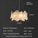 Axyaa Crystal Chandelier LED Pendant Lamp - Luxury Home Decor Lighting