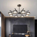Axyaa Minimalist Glass Mini Pendant Light: Italian Modern Style for Dining and Living Room