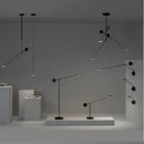 Axyaa Nordic Rocker Arm Chandelier - Modern Minimalist Living Room Lighting