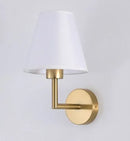 Axyaa Fabric Cover Wall Lamp: Modern Minimalist Bedroom Bedside Light