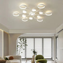 Axya LED Ring Light: Simple White Ceiling Light for Bedroom, Kitchen, Living Room.