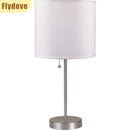 Axyaa Touchable LED Desk Lamp, USB, Three-Level Dimming, Fabric Decorative Bedlight
