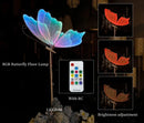 Axyaa RGB Butterfly LED Floor Lights with Remote Control for Events & Weddings