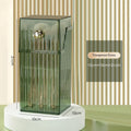 Axyaa Clear Makeup Organizer with Drawer and Lid - Cosmetic Storage Box