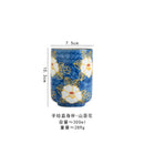 Axyaa Hand-painted Ceramic Water Cup Home Coffee Cup - Wind Design