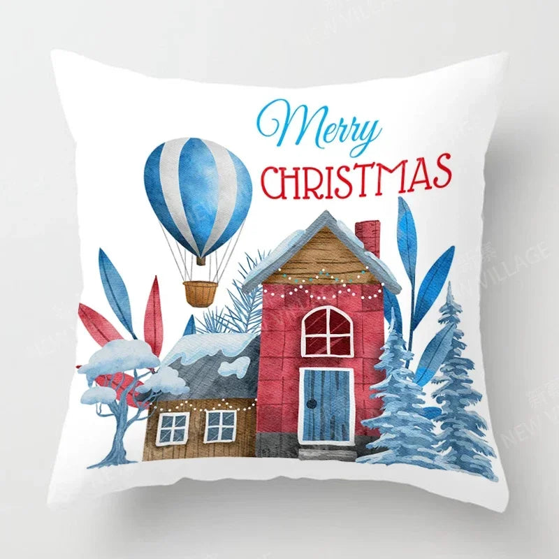 Axyaa Christmas Series Pillowcases for Festive Home Decor 40x40 50x50 60x60 35x35