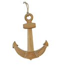 Axyaa Wooden Anchor Hanging Ornament Mediterranean Style Wall Decoration for Home, Bar, Restaurant