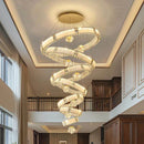 Axyaa Crystal Chandelier Pendant Light for Living Room and Bedroom