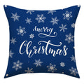 Axyaa Christmas Winter Pattern Pillows Cushion Cover for Sofa Bedroom Car