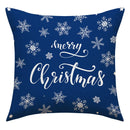 Axyaa Christmas Winter Pattern Pillows Cushion Cover for Sofa Bedroom Car