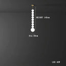 Axyaa LED Magic Bean Brass Ball Chandelier for Modern Living Room & Bar Counter