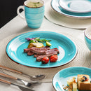 Axyaa Vintage Porcelain Dinnerware Set - Dinner, Dessert Plate, Bowl, Mug Set