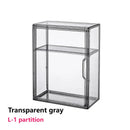Axyaa Acrylic Stackable Storage Box with Magnetic Lid Transparent Showcase Organizer