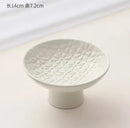 Axyaa Ceramic Snack Plate for High Tea, Nuts, and Dried Fruits