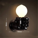 Axyaa Nordic Resin Metal Wall Sconce - Left & Right Hand Bedside Wall Light