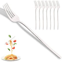 Axyaa Stainless Steel Dinner Fork Set of 8 Pieces