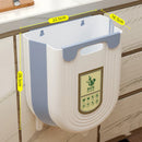 Axyaa Collapsible Hanging Kitchen Trash Can | Compact Waste Bin for Under Sink