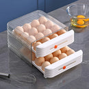 Axyaa Egg Storage Boxes: Refrigerator Egg Holder Tray for Fresh & Drop-proof Preservation