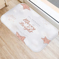 Axyaa Christmas Home Decoration Entry Mat, Non-Slip New Year Gift