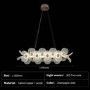 Axyaa French Flowers Chandelier for High Ceiling Living Room