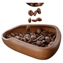 Axyaa Solid Wood Coffee Bean Bowl Measuring Container Espresso Dosing Cup Tray