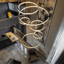 Axyaa Staircase Chandeliers LED Pendant Light for Modern Home Decor