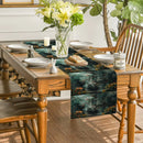 Axyaa Floral Table Runner for Kitchen Dining Home Decor
