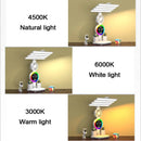 Axyaa Rechargeable Table Lamp with Fan, Clock Display, and LED Light