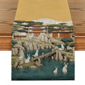 Axyaa Farmhouse Table Runner for Wedding Party Decor