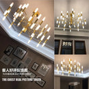 Nordic Style Chandelier by Axyaa - Modern Industrial Pendant Lighting for Living and Dining Rooms