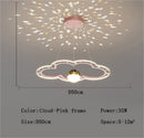 Axyaa LED Starry Chandelier for Children's Room Pendant Lamp Nursery Bedroom Lighting