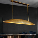 Axyaa Brass Linear Pendant Light - 60 Inch Vintage Ceiling Lamp