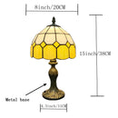 Nordic Plaid Table Lamp Axyaa Collection: Chic Modern Glass Lighting for Bedside Study