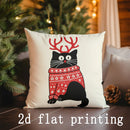 Axyaa Christmas Pillow Covers for Sofa, Bedroom, Car - Decorative Cushion