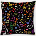 Rainbow Square Pillowcase by Axyaa: Home & Car Decor Accent