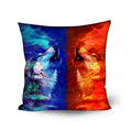 Axyaa Animal Print Cushion Cover - Stylish Polyester Throw Pillow for Home Decor