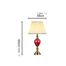 Axyaa Ceramic Table Lamp: Elegant LED Desk Light for Contemporary Home & Hotel Decor