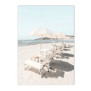 Axyaa Floral Beach Landscape Canvas Painting Nordic Modern Wall Art for Home Decor