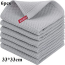 Axyaa Ultra Soft Microfiber Kitchen Dishcloth - Absorbent & Thick Magic Cleaning Towel
