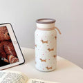 Axyaa Cute Bow Stainless Steel Thermos Cup - Portable Insulation Tumbler
