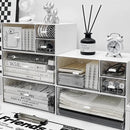 Axyaa Acrylic Desk Organizer Storage Box for Stationery and Tape