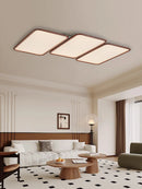 Axyaa Walnut LED Ceiling Lamp: Modern Creative Design for Living Room, Bedroom, Dining Hall