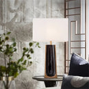 Axyaa Modern Marble Table Lamp LED Desk Light for Home Decor